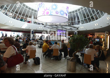 Manchester Flughafen reisen Lager Stockfoto