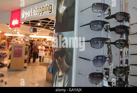 Manchester Flughafen reisen Lager Stockfoto