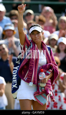 Tennis - Wimbledon Championships 2008 - Tag acht - der All England Club Stockfoto