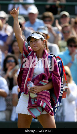 Tennis - Wimbledon Championships 2008 - Tag eins - der All England Club Stockfoto