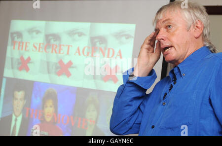 David Icke startet seine Kampagne bei den Halbpreis- und Howden-Nachwahlen mit einem Vortrag in Willerby, East Yorkshire. Stockfoto