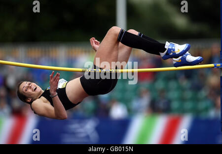 -Norwich Union Olympia-Trials und UK Championships - Tag zwei - Birmingham Alexander Leichtathletikstadion Stockfoto