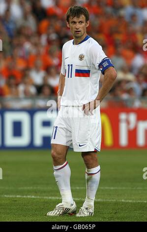 Fußball - UEFA-Europameisterschaft 2008 - Viertelfinale - Holland gegen Russland - St. Jakob-Park. Sergei Semak, Russland Stockfoto