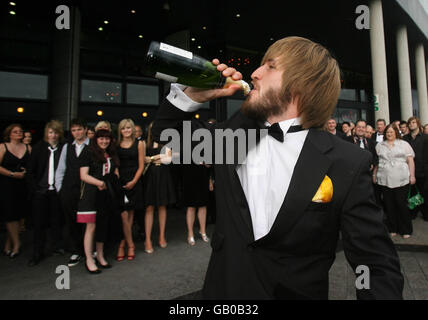 Belfasts erste Zombie-Horror-film Stockfoto