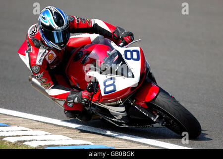 Motorradfahren - Supersport-Weltmeisterschaft - Silverstone. Jorg Teuchert, Yamaha Deutschland Stockfoto