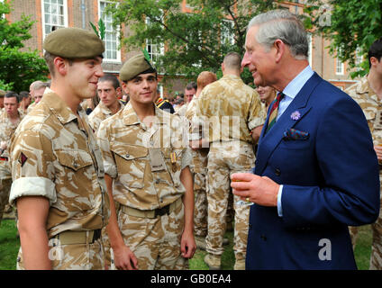 Prinz prämiert Mercian Regiment Stockfoto