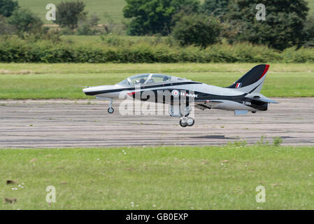 Ferngesteuerte Modell BEA Systems Hawk Jet Trainer Flügel ' n ' Wheels North Weald Airfield Epping Essex England Stockfoto