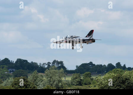 Ferngesteuerte Modell BEA Systems Hawk Jet Trainer Flügel ' n ' Wheels North Weald Airfield Epping Essex England Stockfoto