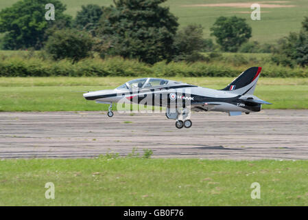 Ferngesteuerte Modell BEA Systems Hawk Jet Trainer Flügel ' n ' Wheels North Weald Airfield Epping Essex England Stockfoto