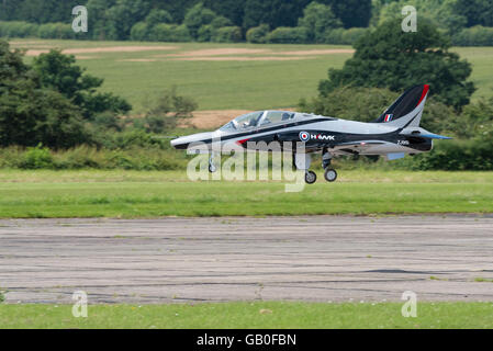 Ferngesteuerte Modell BEA Systems Hawk Jet Trainer Flügel ' n ' Wheels North Weald Airfield Epping Essex England Stockfoto