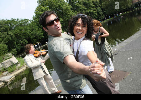 Welt Fleadh, Dublin Stockfoto