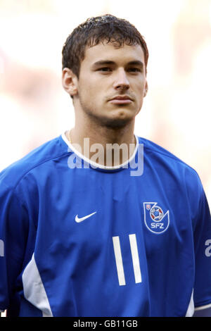 Fußball - U-21-Europameisterschaft 2004 Qualifikation - Gruppe Sieben - England gegen Slowakei. Peter Kiska, Slowakei Stockfoto