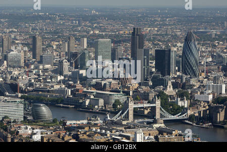 Stella Artois Star über London Stockfoto