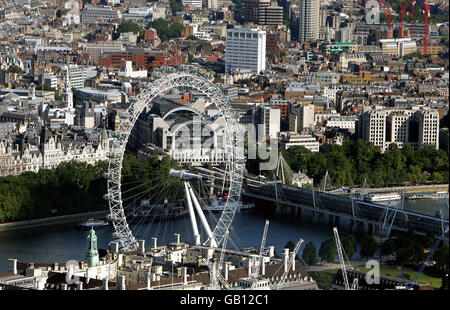 Stella Artois Star über London Stockfoto