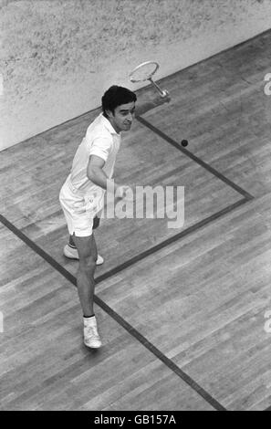 Squash - British Amateur Open Championship - Finale - Jonah Barrington V Mike Corby Stockfoto