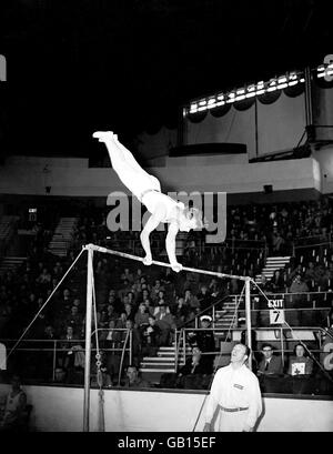 1948 - Gymnastik - Earls Court in London Olympischen Spiele Stockfoto