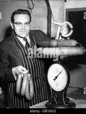 Tennis - Einzel 1954 Wimbledon Herren Champion - Jaroslav Drobny - Warsop, UK Stockfoto