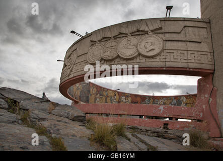 Zaisan Denkmal in Ulaanbaatar, Mongolei Stockfoto