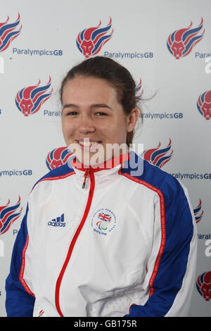 Paralympics GB 2008 Photocall - Birmingham National Indoor Arena. Helen Freeman, Basketball Stockfoto