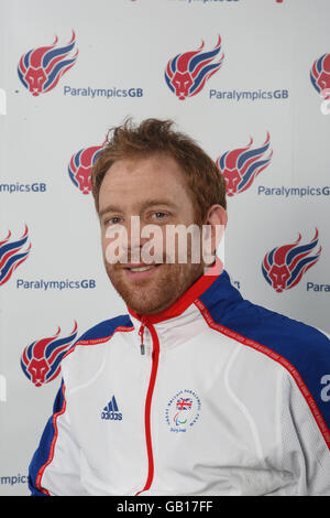 Paralympics GB 2008 Photocall - Birmingham National Indoor Arena. Steve Palmer, Rugby Stockfoto