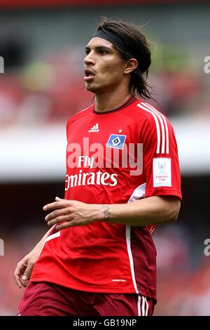 Fußball - der Emirates Cup - Hamburg / Juventus - Emirates Stadium. Paolo Guerrero, Hamburg Stockfoto