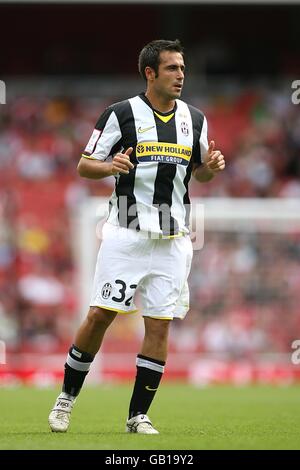 Fußball - der Emirates Cup - Hamburg / Juventus - Emirates Stadium. Marco Marchionni, Juventus Stockfoto