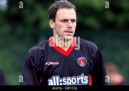 Fußball - FA Barclaycard Premiership - Charlton Athletic Press Day. Radostin Kishischev, Charlton Athletic Stockfoto