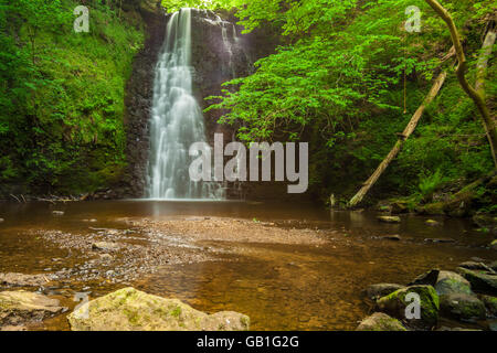 fallende Foss Wasserfall Stockfoto