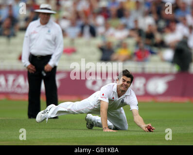 Cricket - Npower dritten Test - Tag 2 - England V Südafrika - Edgbaston Stockfoto