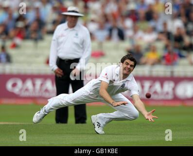 Cricket - Npower dritten Test - Tag 2 - England V Südafrika - Edgbaston Stockfoto