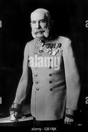 Franz Joseph ich (Franz Josef I: 1830-1916). Porträt des Kaisers von Österreich und Königs von Ungarn, Kroatien und Böhmen. Foto c.1914. Stockfoto