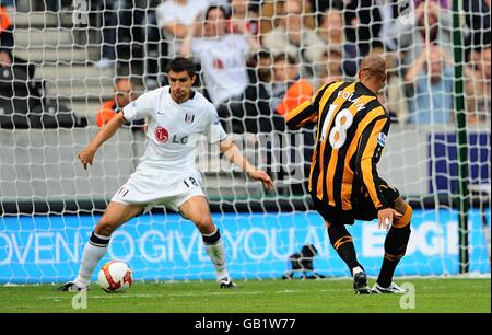 Fußball - Barclays Premier League - Hull City gegen Fulham - KC Stadium Stockfoto