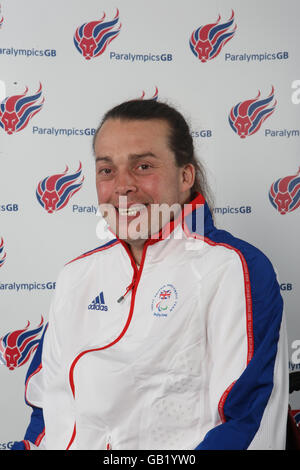 Paralympics GB 2008 Photocall - Birmingham National Indoor Arena. David Gale, Leichtathletik Stockfoto