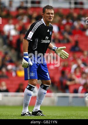 Fußball - der Emirates Cup - Hamburg / Juventus - Emirates Stadium. Frank Rost, Hamburger Torwart Stockfoto