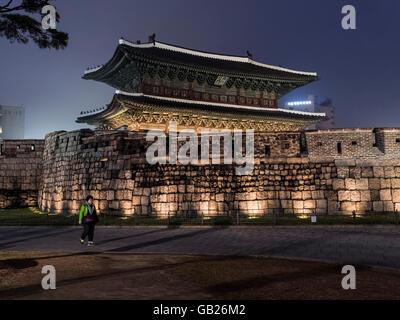 Dongdaemun Stadttor in Seoul, Südkorea, Asien Stockfoto