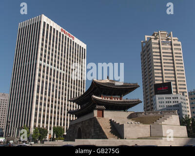 Südlichen Stadttor Namdaemun, Seoul, Südkorea, Asien Stockfoto