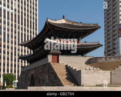 Südlichen Stadttor Namdaemun, Seoul, Südkorea, Asien Stockfoto