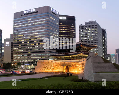 Südlichen Stadttor Namdaemun, Seoul, Südkorea, Asien Stockfoto