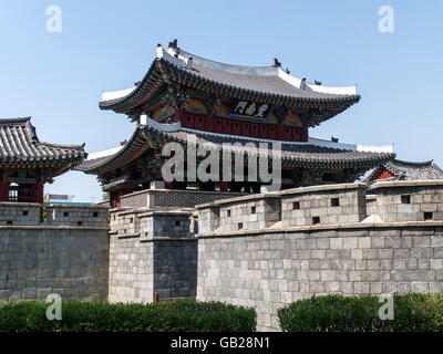 Südtor Pungnammun in Jeonju, Provinz Jeollabuk-Do, Südkorea, Asien Stockfoto