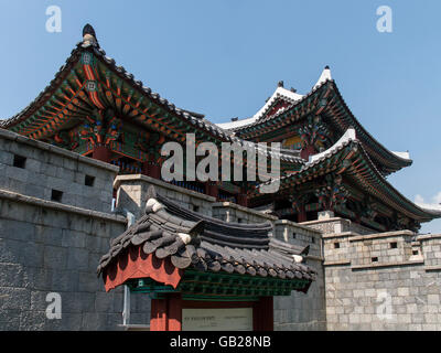 Südtor Pungnammun in Jeonju, Provinz Jeollabuk-Do, Südkorea, Asien Stockfoto