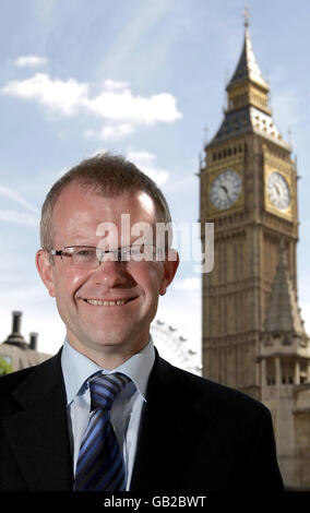 John Mason besucht den Houses of Parliament Stockfoto