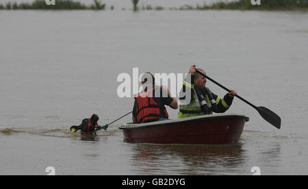 Hochwasser in Irland Stockfoto