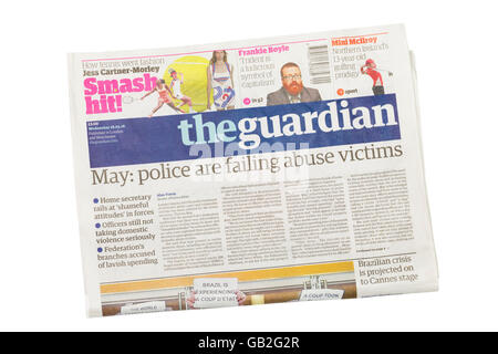 Die Zeitung The Guardian Stockfoto