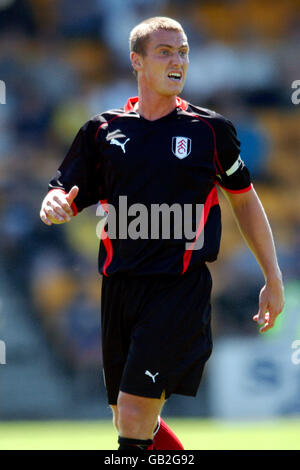 Fußball - freundlich - Torquay United gegen Fulham. Fulham Kapitän Lee Clark Stockfoto