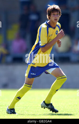 Fußball - freundlich - Torquay United gegen Fulham. Lucas Burgess von Torquay United Stockfoto