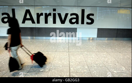 Heathrow Terminal 5. Allgemeine Ansicht des Terminals 5 am Flughafen Heathrow Stockfoto