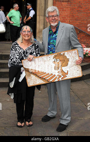 Mark Speight Trauerfeier - London Stockfoto