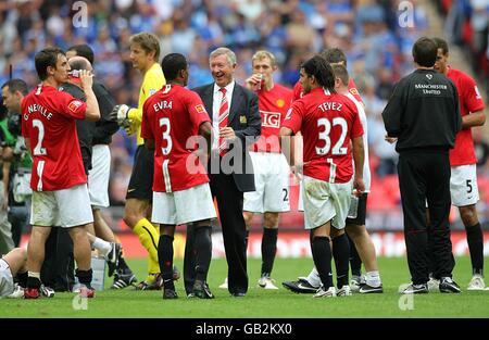 Fußball - Community-Shield - Portsmouth V Manchester United - Wembley-Stadion Stockfoto