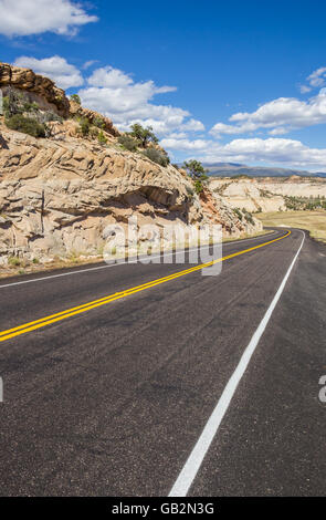 Scenic Byway 12 in der Nähe von Boulder in Utah, USA Stockfoto