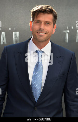 Schriftsteller Adam Cozad Teilnahme an die Legende von Tarzan europäische Premiere statt im Odeon Leicester Square, London. Stockfoto